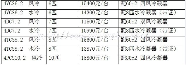 北京比澤爾制冷機組2